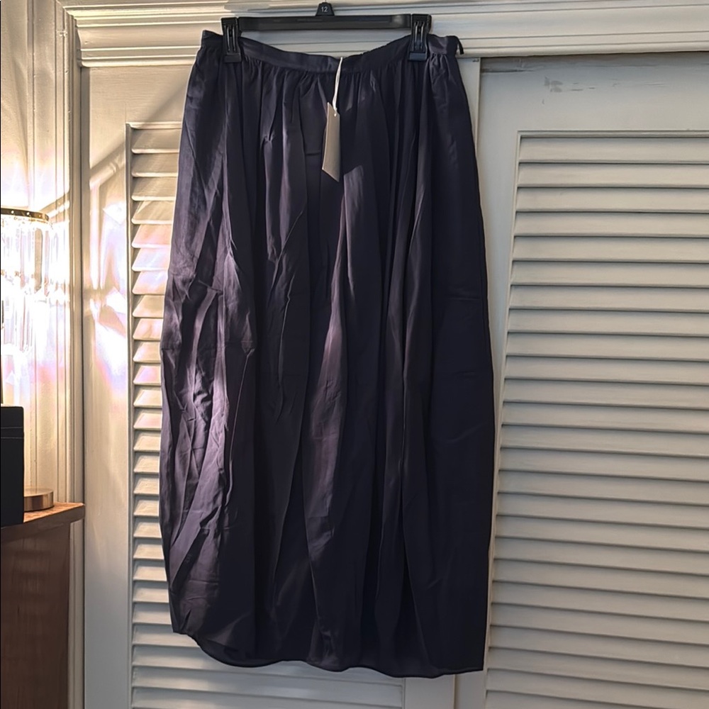 COS Navy Maxi Skirt